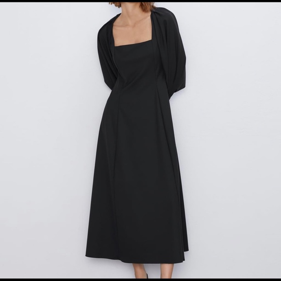 Zara voluminous midi dress - Picture 4 of 4